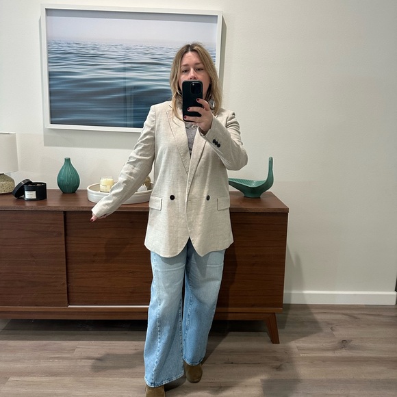 NWT Theory Linen Blazer size 4 - Picture 5 of 7